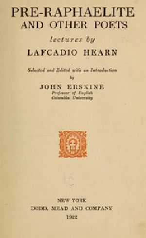 [Gutenberg 55377] • Pre-Raphaelite and other Poets